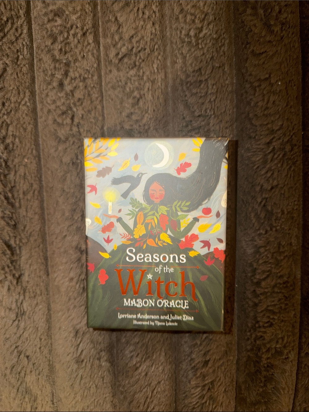 Barnes & Noble Seasons of the Witch Oracle Deck — Green, Red & Yellow Artwork